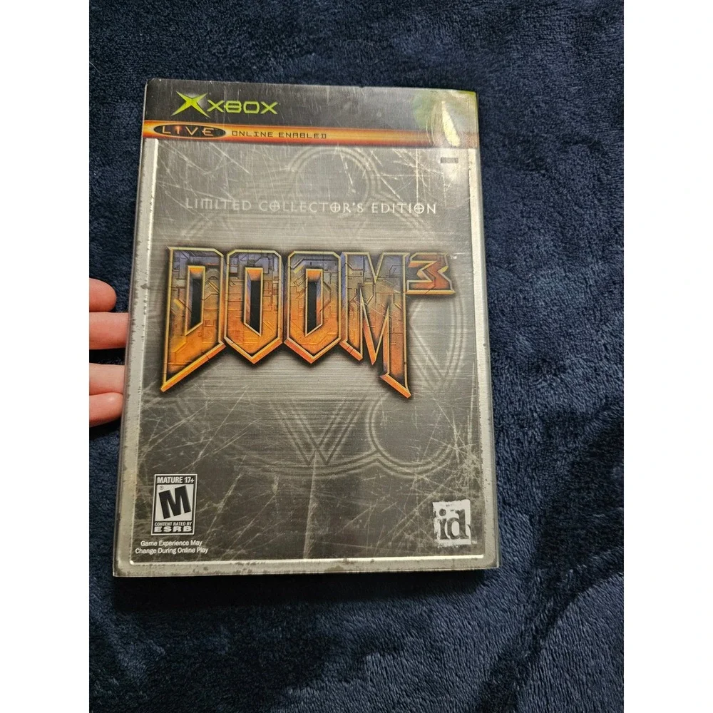 Doom 3 Limited Collector's Edition Xbox Original Steelbook Complete with Manual